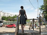 Feet - Valya A - 2016-02-28 A girl with plaited hair