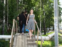Feet - Valya A - 2016-02-28 A girl with plaited hair