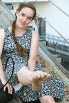 Feet - Valya A - 2016-02-28 A girl with plaited hair