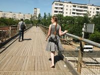 Feet - Valya A - 2016-02-28 A girl with plaited hair