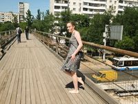 Feet - Valya A - 2016-02-28 A girl with plaited hair