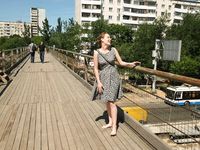 Feet - Valya A - 2016-02-28 A girl with plaited hair