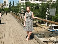 Feet - Valya A - 2016-02-28 A girl with plaited hair