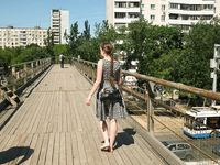 Feet - Valya A - 2016-02-28 A girl with plaited hair