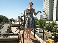 Feet - Valya A - 2016-02-28 A girl with plaited hair