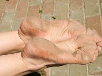 Feet - Valya A - 2016-02-28 A girl with plaited hair