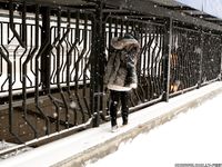 Feet - Victoria - 2013-06-12 Barefoot in deep fresh snow