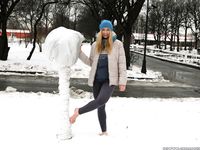 Feet - Victoria A - 2015-06-10 The first time on snow