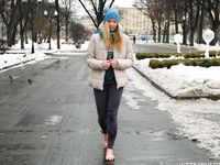 Feet - Victoria A - 2015-06-10 The first time on snow