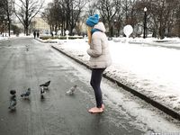 Feet - Victoria A - 2015-06-10 The first time on snow