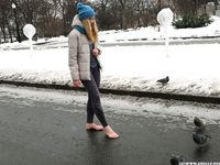 Feet - Victoria A - 2015-06-10 The first time on snow