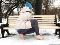 Feet - Victoria A - 2015-06-10 The first time on snow