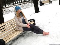 Feet - Victoria A - 2015-06-10 The first time on snow