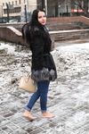 Feet - Victoria B - 2016-07-29 Barefoot in the snowy street