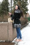 Feet - Victoria B - 2016-07-29 Barefoot in the snowy street