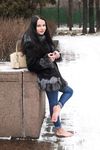 Feet - Victoria B - 2016-07-29 Barefoot in the snowy street