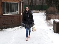 Feet - Victoria B - 2016-07-29 Barefoot in the snowy street