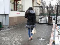 Feet - Victoria B - 2016-07-29 Barefoot in the snowy street