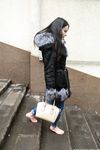 Feet - Victoria B - 2016-07-29 Barefoot in the snowy street