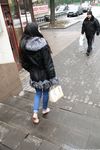 Feet - Victoria B - 2016-07-29 Barefoot in the snowy street