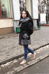 Feet - Victoria B - 2016-07-29 Barefoot in the snowy street