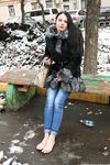 Feet - Victoria B - 2016-07-29 Barefoot in the snowy street