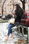 Feet - Victoria B - 2016-07-29 Barefoot in the snowy street