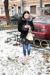 Feet - Victoria B - 2016-07-29 Barefoot in the snowy street