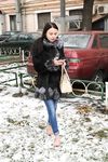 Feet - Victoria B - 2016-07-29 Barefoot in the snowy street