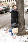 Feet - Victoria B - 2016-07-29 Barefoot in the snowy street