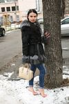 Feet - Victoria B - 2016-07-29 Barefoot in the snowy street