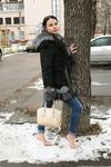 Feet - Victoria B - 2016-07-29 Barefoot in the snowy street