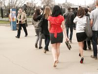 Feet - Vika - 2012-04-25 The first barefoot walk in 2012