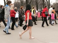 Feet - Vika - 2012-04-25 The first barefoot walk in 2012