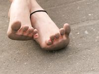 Feet - Vika - 2012-04-25 The first barefoot walk in 2012