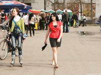 Feet - Vika - 2012-04-25 The first barefoot walk in 2012