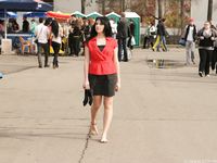 Feet - Vika - 2012-04-25 The first barefoot walk in 2012