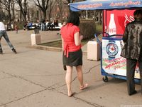 Feet - Vika - 2012-04-25 The first barefoot walk in 2012