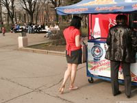 Feet - Vika - 2012-04-25 The first barefoot walk in 2012
