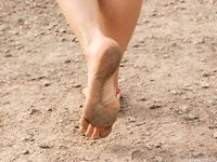 Feet - Vika - 2012-04-25 The first barefoot walk in 2012