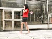 Feet - Vika - 2012-04-25 The first barefoot walk in 2012