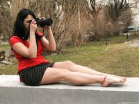 Feet - Vika - 2012-04-25 The first barefoot walk in 2012