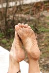 Feet - Vika - 2012-04-25 The first barefoot walk in 2012