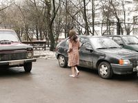 Feet - Viktoria - 2007-07-29 Barefoot home cleaning, spring slush and tender feet