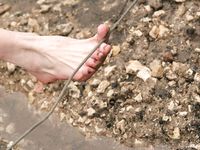 Feet - Viktoria - 2007-07-29 Barefoot home cleaning, spring slush and tender feet