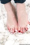 Feet - Yana - 2011-08-11 Snow and ice