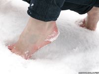 Feet - Yana - 2011-08-11 Snow and ice