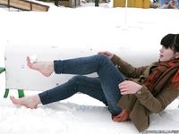 Feet - Yana - 2011-08-11 Snow and ice