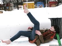 Feet - Yana - 2011-08-11 Snow and ice