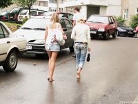Feet - Zoya + Lana + Marisha - 2008-05-15 Barefoot ladies from Belarus